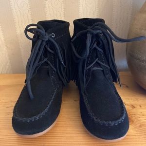 Polo Ralph Lauren Little Girl 'Mila Fringe Booties